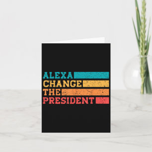 Alexa verander het President Trump Funny Elections Kaart