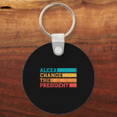 Alexa verander het President Trump Funny Elections Sleutelhanger (Voorkant)