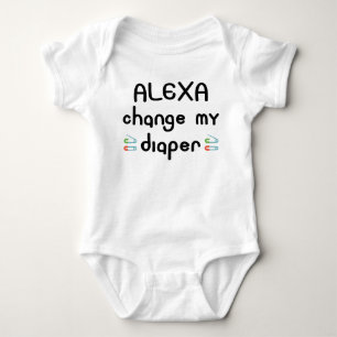 Alexa verander mijn luiende leuke en grappige cita romper