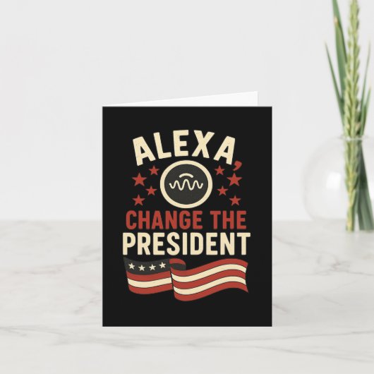 Alexa verandert de president kaart (Voorkant)
