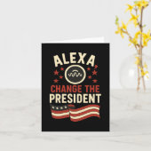 Alexa verandert de president kaart (Gele Bloem)