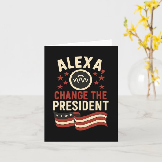 Alexa verandert de president kaart (Gele Bloem)