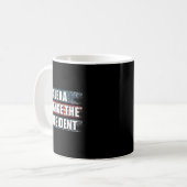 Alexa wijzigt het President Funny Trump Koffiemok (Voorkant links)