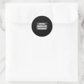 Alexa wijzigt het President Funny Trump Ronde Sticker (Tas)