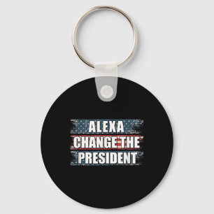 Alexa wijzigt het President Funny Trump Sleutelhanger