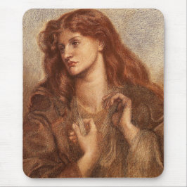 Alexa Wilding (Elegante jonge vrouw met rood haar) Muismat