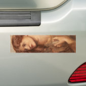 Alexa Wilding (elegante jongedame met rode haar) Bumpersticker (Op auto)
