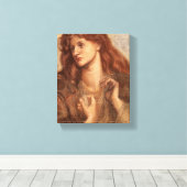 Alexa Wilding (elegante jongedame met rode haar) Canvas Afdruk (Insitu (Houten vloer))