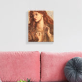 Alexa Wilding (elegante jongedame met rode haar) Canvas Afdruk (Insitu (Woonkamer))