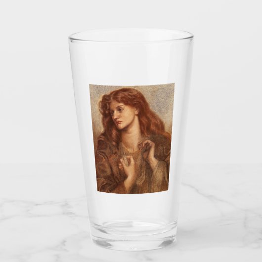 Alexa Wilding (elegante jongedame met rode haar) Glas (Voorkant)