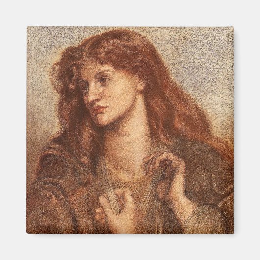 Alexa Wilding (elegante jongedame met rode haar) Magneet (Voorkant)