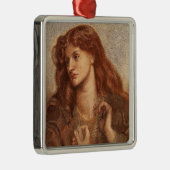 Alexa Wilding (elegante jongedame met rode haar) Metalen Ornament (Rechts)