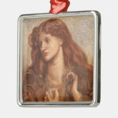 Alexa Wilding (elegante jongedame met rode haar) Metalen Ornament (Links)