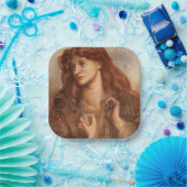 Alexa Wilding (elegante jongedame met rode haar) Papieren Bordje (Feest)