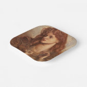 Alexa Wilding (elegante jongedame met rode haar) Papieren Bordje (Gebogen)