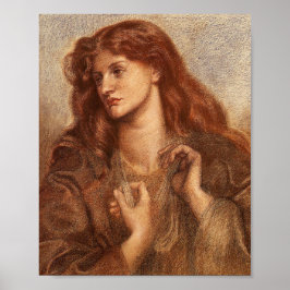 Alexa Wilding (elegante jongedame met rode haar) Poster