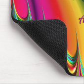 ALEXA ~ Zany Heet Geel, Blauw, Groen en Roze Muismat (Hoek)