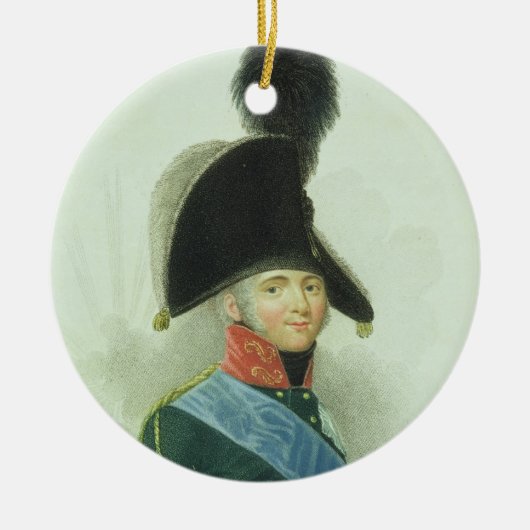 Alexander (1777-1825) de Grote keizer van alle Keramisch Ornament (Voorkant)