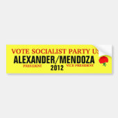 Alexander 2012 bumpersticker (Voorkant)