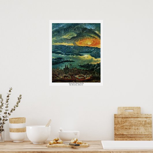 Alexander Battle Details By Altdorfer, Albrecht Poster (Keuken)