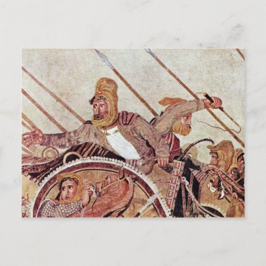 Alexander Battle door Meister Der Alexanderschlach Briefkaart (Voorkant)