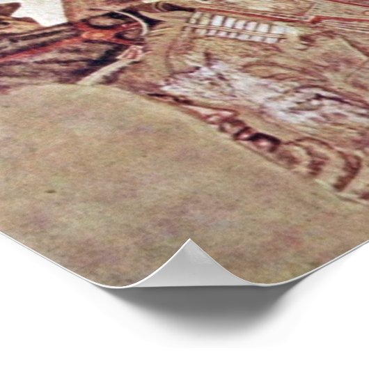 Alexander Battle door Meister Der Alexanderschlach Poster (Hoek)