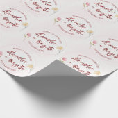 Alexander & Brigitte Huwelijk Cadeaupapier (Hoek)