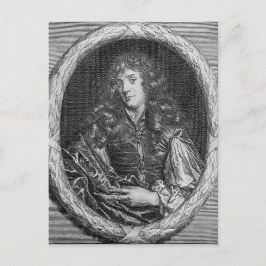 Alexander Browne, gegraveerd door Pieter de Jode Briefkaart (Voorkant)