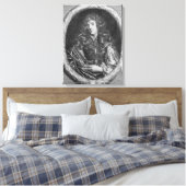 Alexander Browne, gegraveerd door Pieter de Jode Canvas Afdruk (Insitu (Slaapkamer))