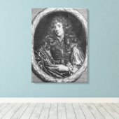 Alexander Browne, gegraveerd door Pieter de Jode Canvas Afdruk (Insitu (Houten vloer))