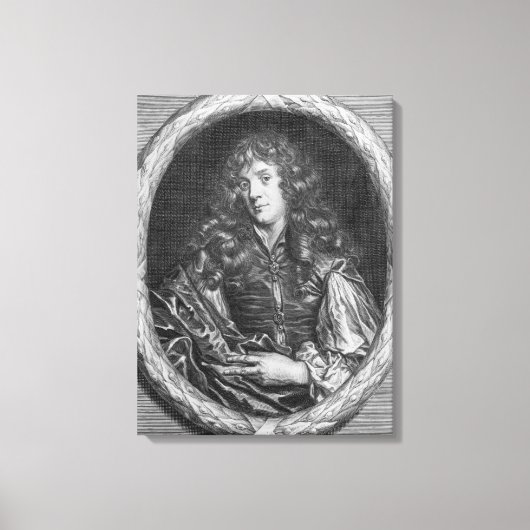 Alexander Browne, gegraveerd door Pieter de Jode Canvas Afdruk (Voorkant)