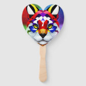 Alexander Cat hart hand fans Handwaaier (Achterkant)