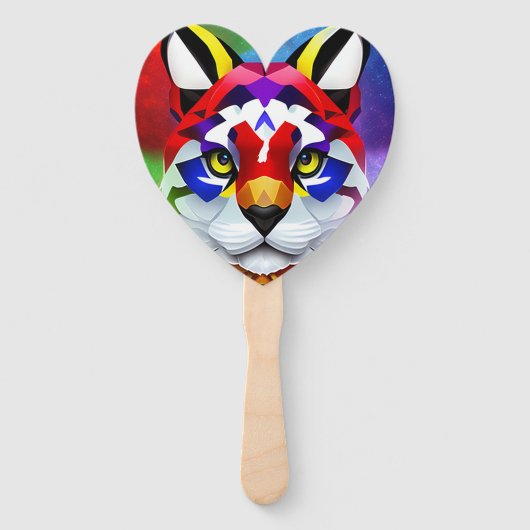 Alexander Cat hart hand fans Handwaaier (Voorkant)