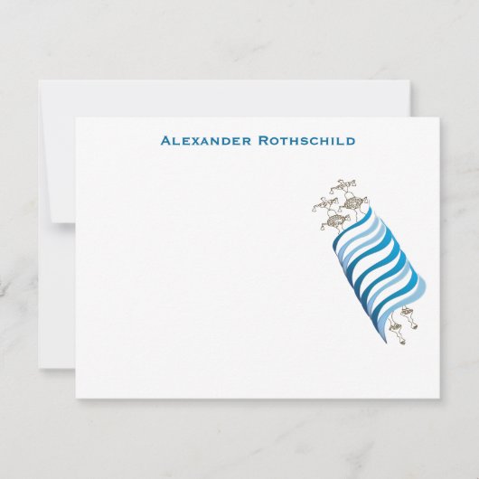 Alexander Chanoch TY Notitiekaartje (Voorkant)