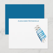 Alexander Chanoch TY Notitiekaartje (Voorkant / Achterkant)
