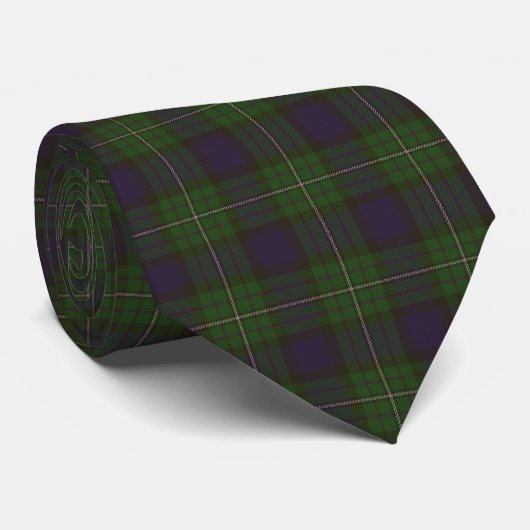 Alexander Clan Tartan Stropdas (Opgerold)