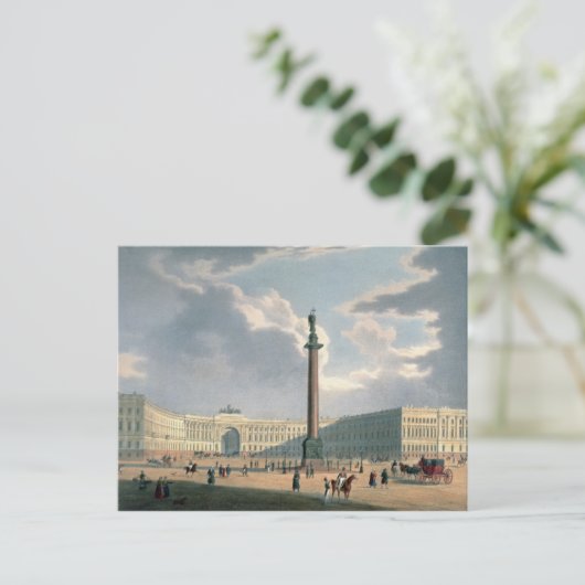 Alexander Column en het hoofdkwartier van het lege Briefkaart (Staand voorkant)