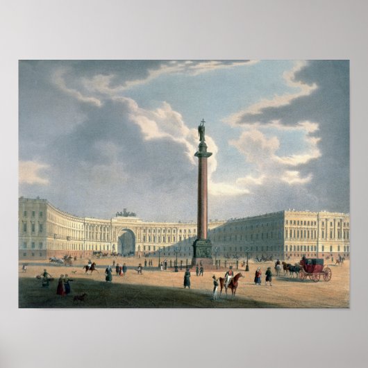Alexander Column en het hoofdkwartier van het lege Poster (Voorkant)