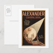 Alexander, Crystal "Cradle to the Grave" Magic Briefkaart (Voorkant / Achterkant)