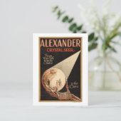 Alexander, Crystal "Cradle to the Grave" Magic Briefkaart (Staand voorkant)