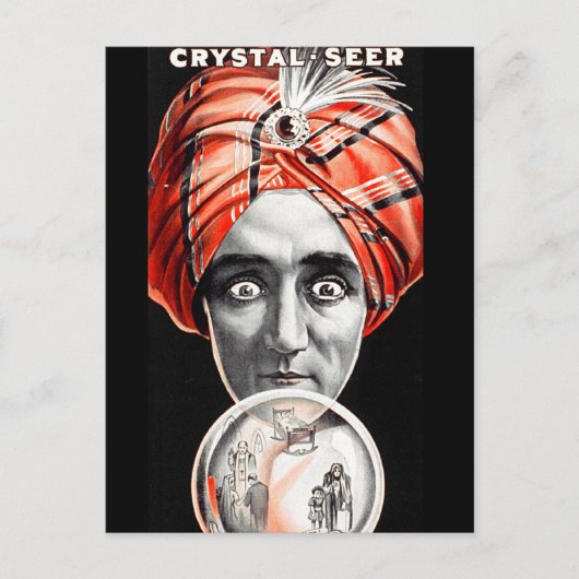 Alexander, Crystal Seer Knows, Sees, Tells All Briefkaart (Voorkant)