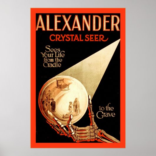 Alexander, Crystal Seer ~  Magicisch Poster (Voorkant)