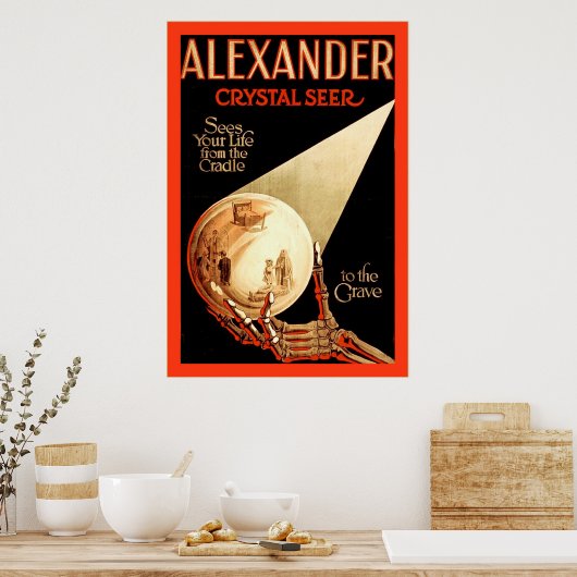 Alexander, Crystal Seer ~  Magicisch Poster (Keuken)