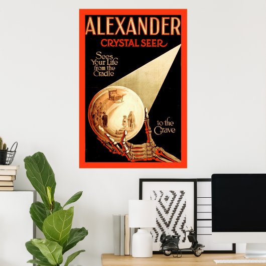Alexander, Crystal Seer ~  Magicisch Poster (Thuiskantoor)