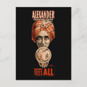 Alexander crystal seer weet dat iedereen weet wat briefkaart (Voorkant)