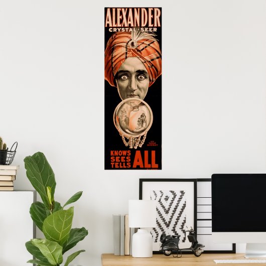 Alexander crystal seer weet dat iedereen weet wat  poster (Thuiskantoor)
