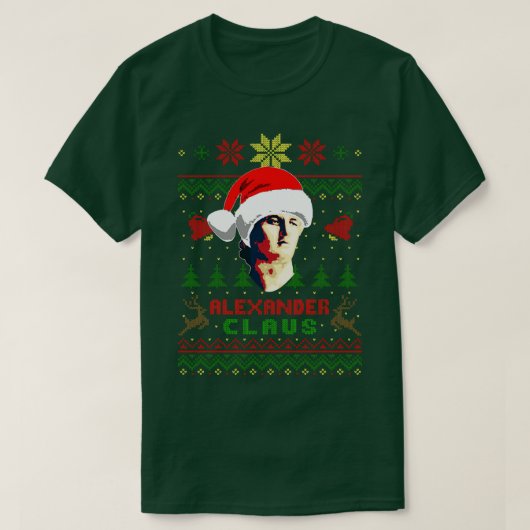 Alexander de Grote Alexander Claus T-shirt (Design voorkant)