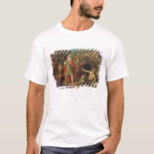 Alexander de Grote bezoekt Diogenes op Korinthe T-shirt