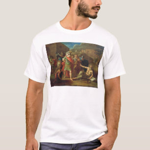 Alexander de Grote bezoekt Diogenes op Korinthe T-shirt