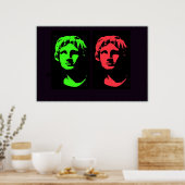 Alexander de Grote Collage Poster (Keuken)